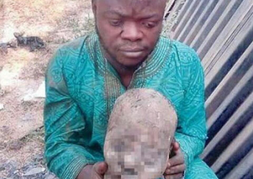 Man With Human Parts Stored In Jerry Cans And Concealed In Bags Of Garri