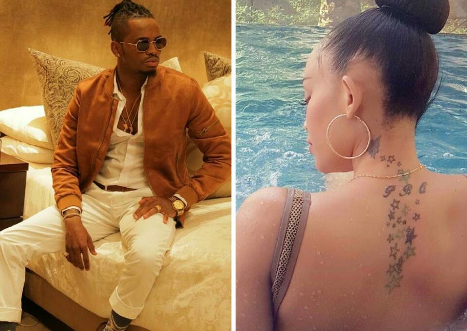 Diamond Platnumz Has Called Out His Baby Mama Zari Over Photo Of Another Man's Hand On Her Butt In The Pool