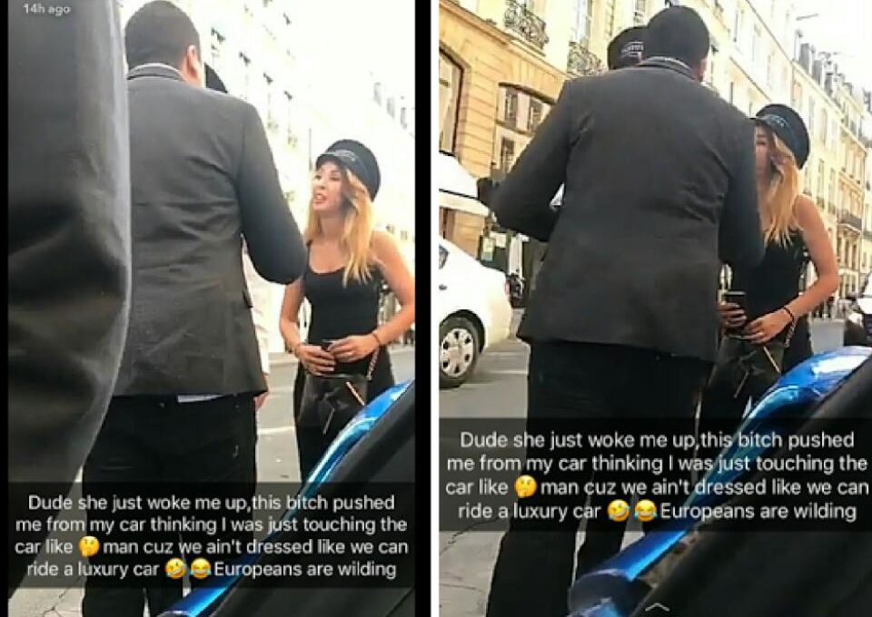 Dencia Slammed The Female Valet Who Pushed Her Away From Her Parked Blue Ferrari