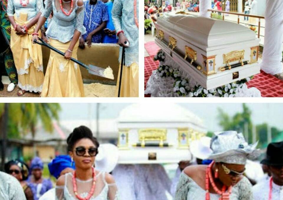 Omoni Oboli Father Burial