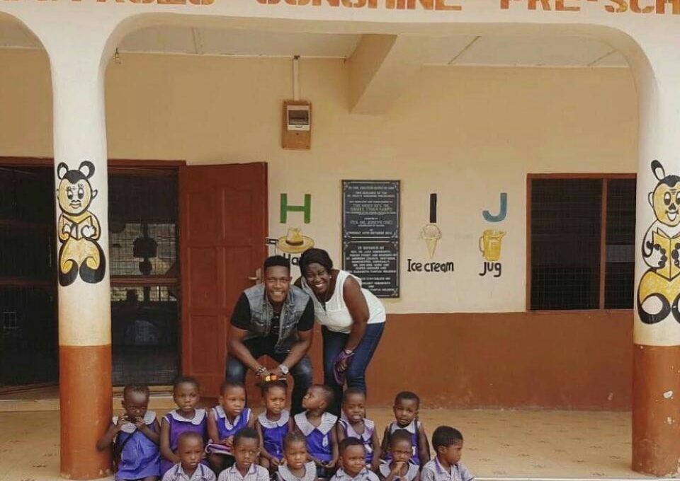 Danny Welbeck Shows Off Photo Of St. Paul's Sunshine Pre-School In Nkawie