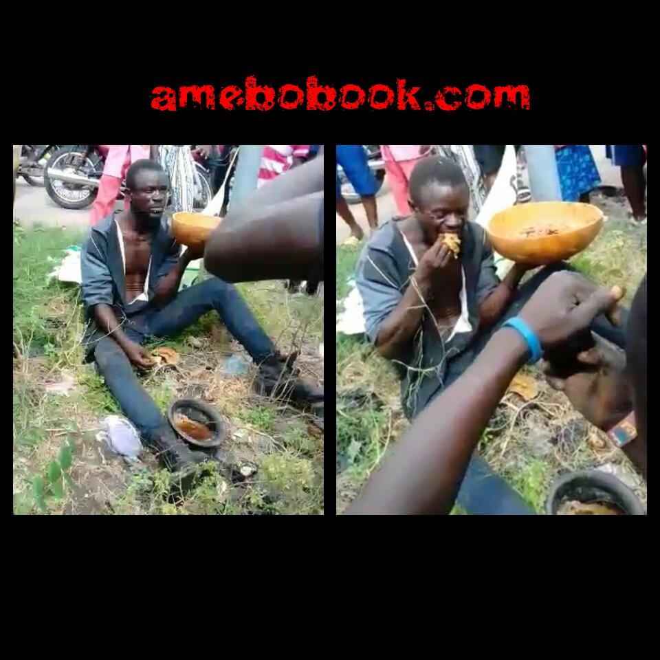 Man Who Claimed To Be Mad Was Caught While Trying To Perform Rituals On Some Little Children In Badagry Town