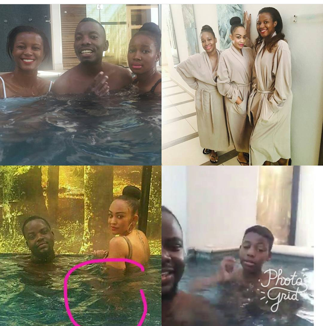 Diamond Platnumz Has Called Out His Baby Mama Zari Over Photo Of Another Man's Hand On Her Butt In The Pool (4) 