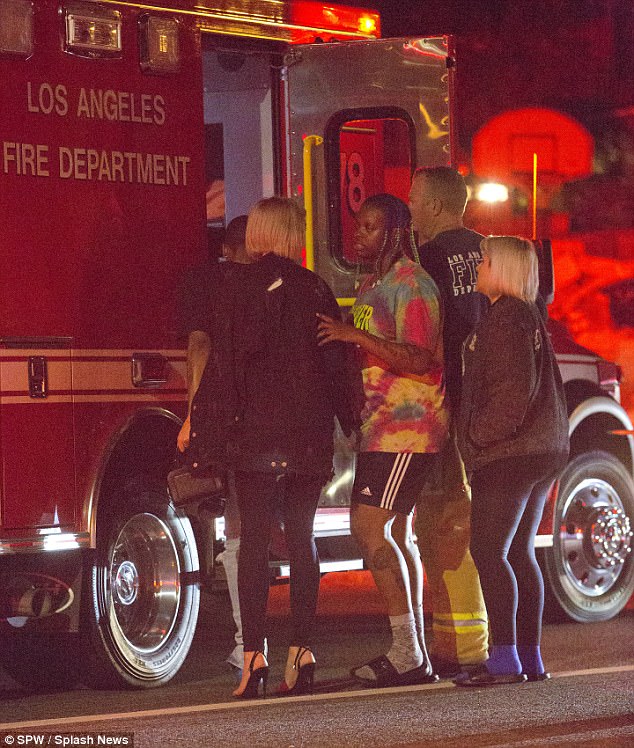 Blac Chyna Was Involved In A Car Accident In Los Angeles (2) 