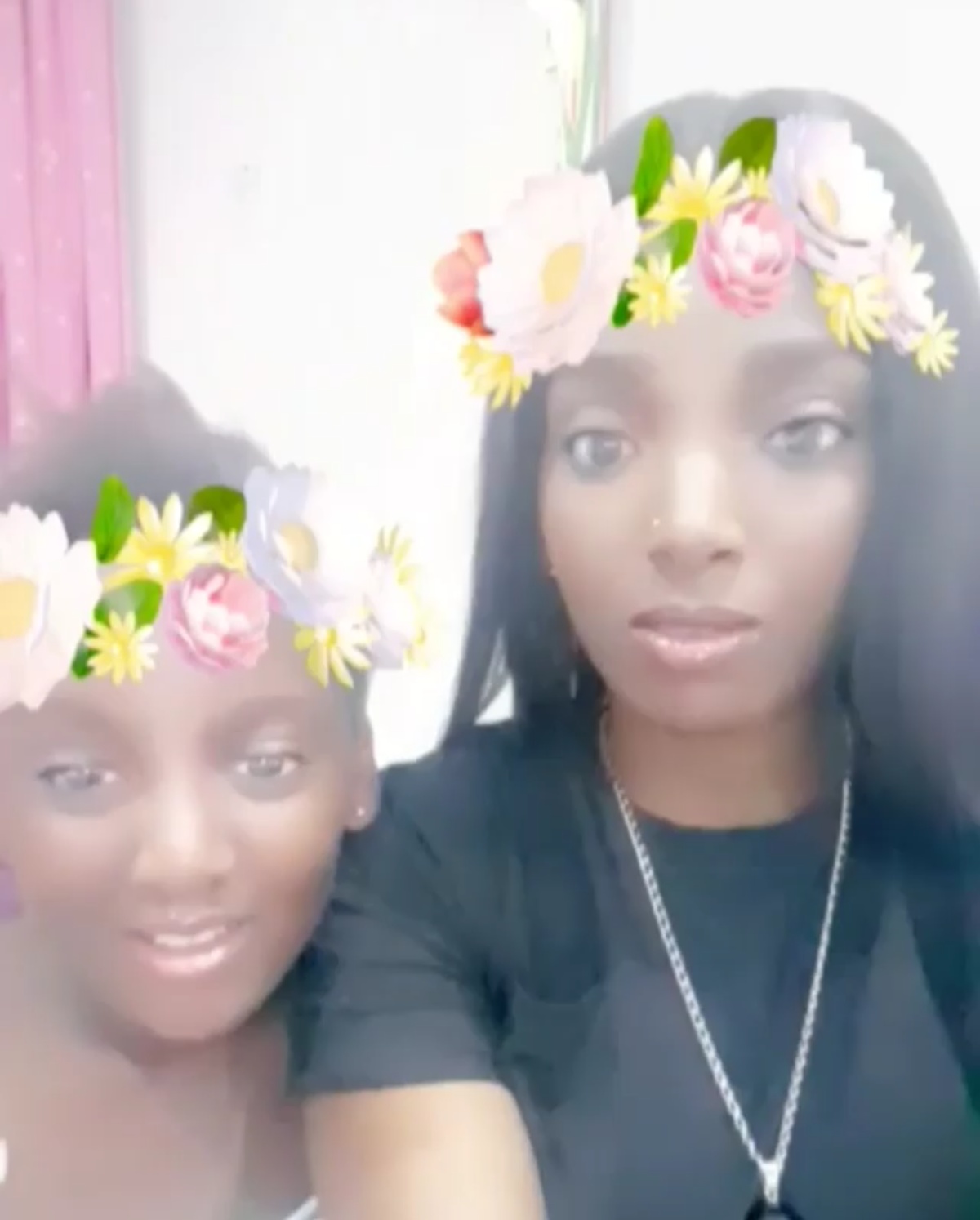 Annie Idibia’s Second Daughter Olivia Has Told Her That She's Not Loved Like Her Elder Sister (4) 