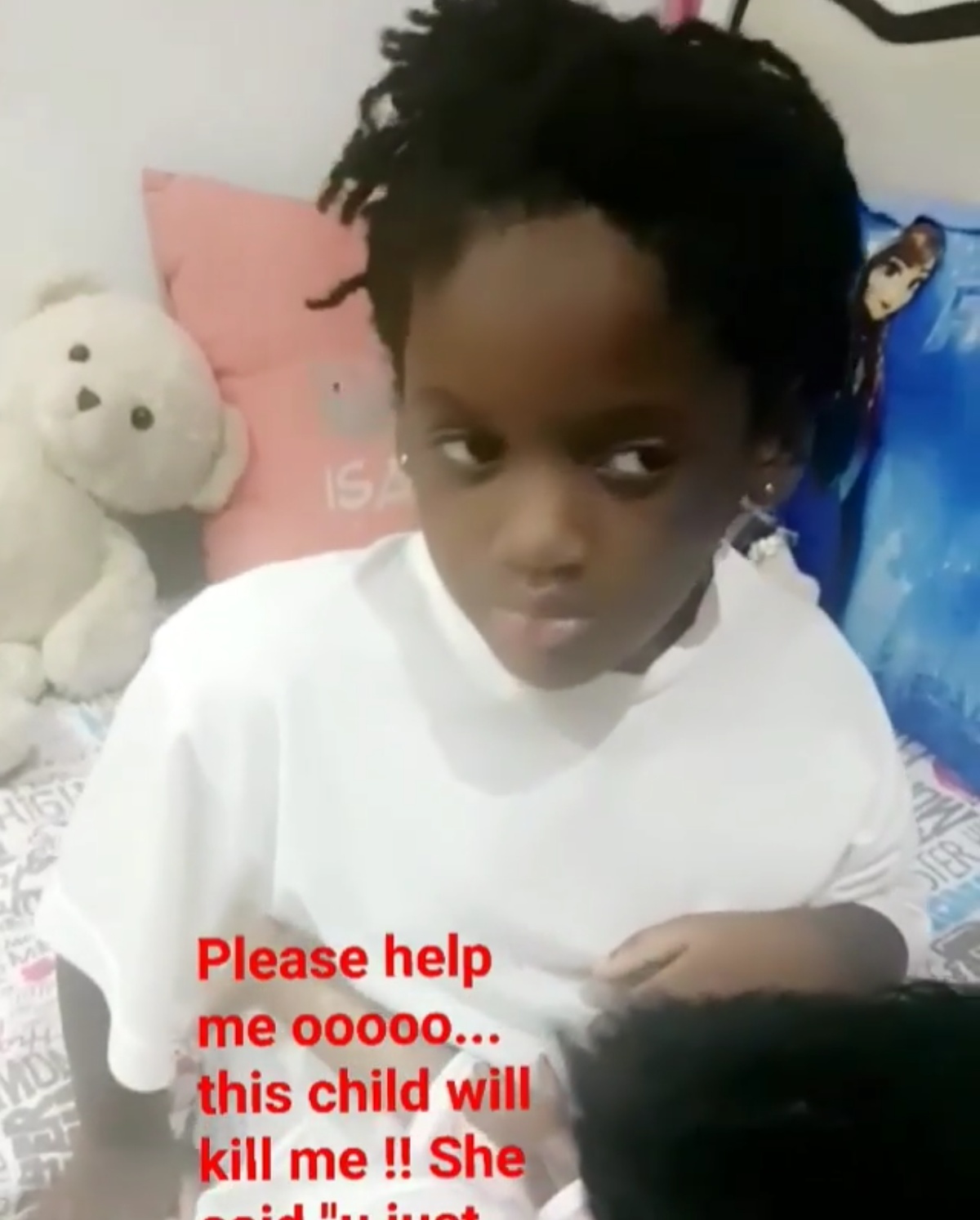 Annie Idibia’s Second Daughter Olivia Has Told Her That She's Not Loved Like Her Elder Sister (2) 