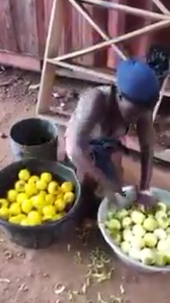 Woman Dyeing Unripe Oranges To Make It Look Ripe (1) 