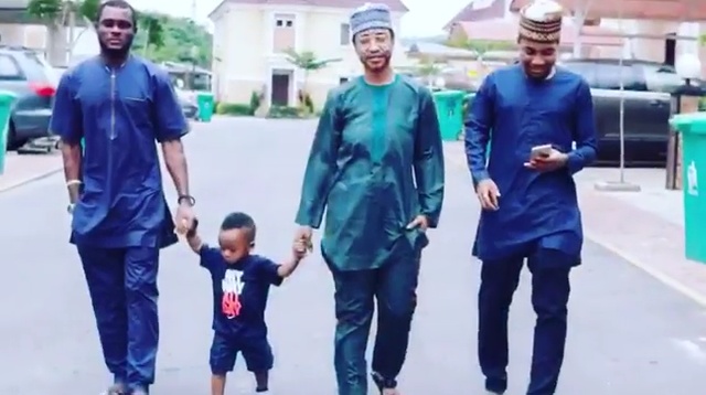 Tonto Dikeh Son's School Father's Day (3) 