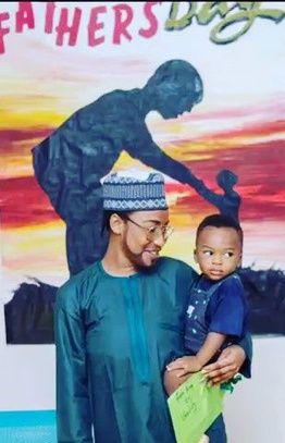 Tonto Dikeh Son's School Father's Day (1) 