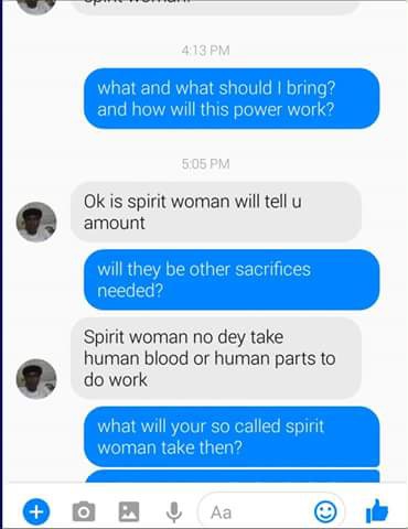 Nigerian Pastor Has Shared Screenshot Of Conversation He Had With Agent Of Spirit Woman (4) 