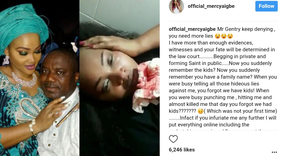 Mercy Aigbe Shared A Throwback Photo Of Brutalized Face By Larry Gentry (2) 