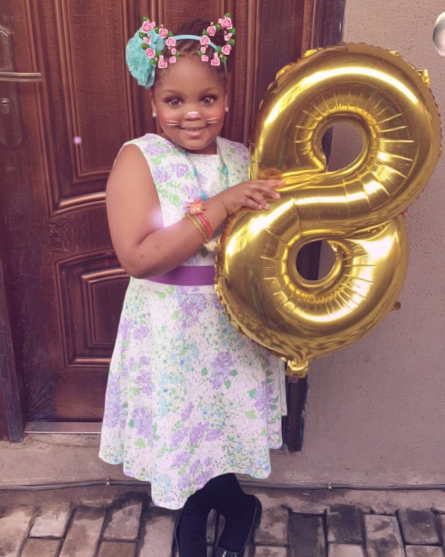 Bisola Aiyeola Celebrates Daughter Leyla's 8th Birthday 