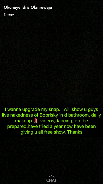 Bobrisky Set To Charge Fans N10K To View His Snaps (2) 