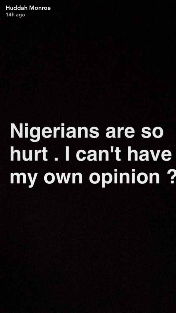 Huddah Monroe Has Continued To Rant Against Nigerian Men (1) 