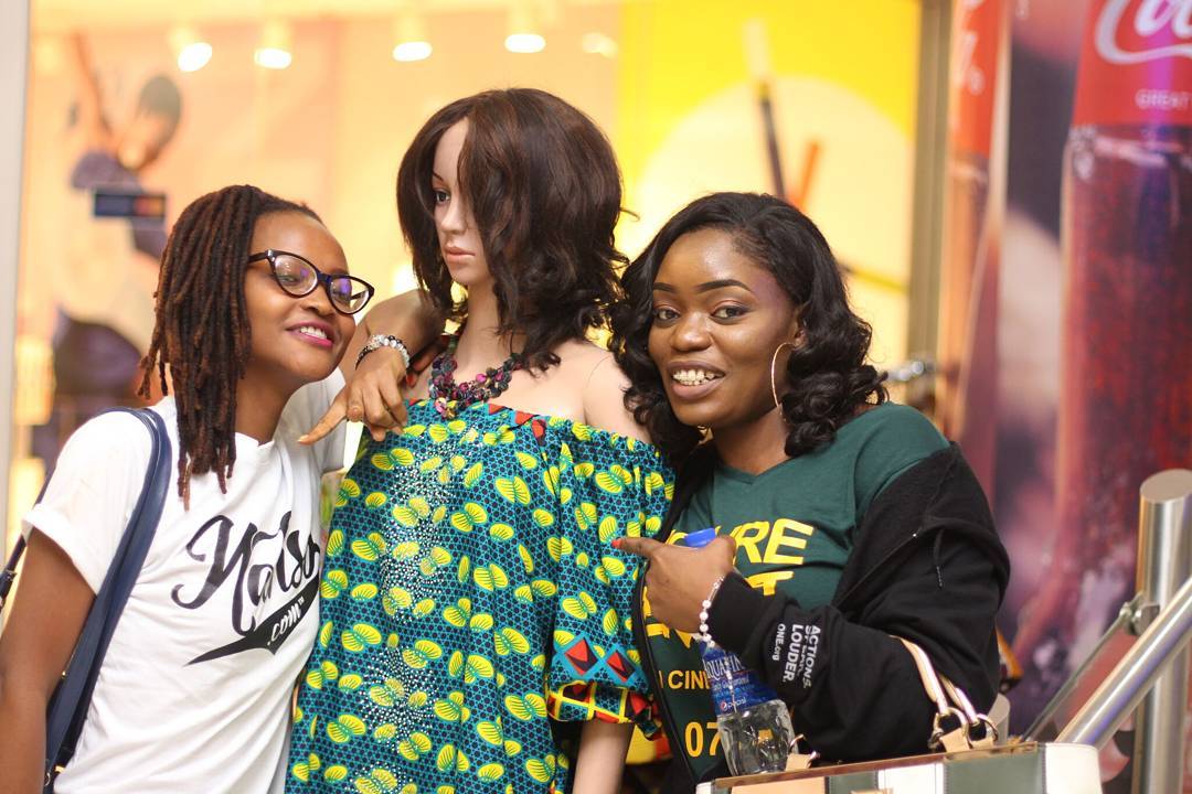 Bisola Aiyeola And Marvis Nkpornwi Were Pictured Together At The Cinema (3)