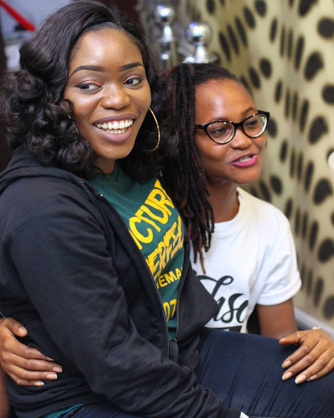 Bisola Aiyeola And Marvis Nkpornwi Were Pictured Together At The Cinema (2)