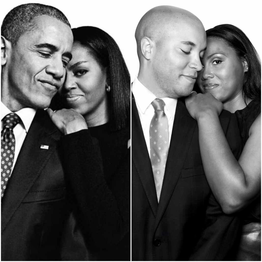 #RelationshipGoals: This Couple Recreated The Obama's Most Romantic Photos For Their Engagement Shoot (3)