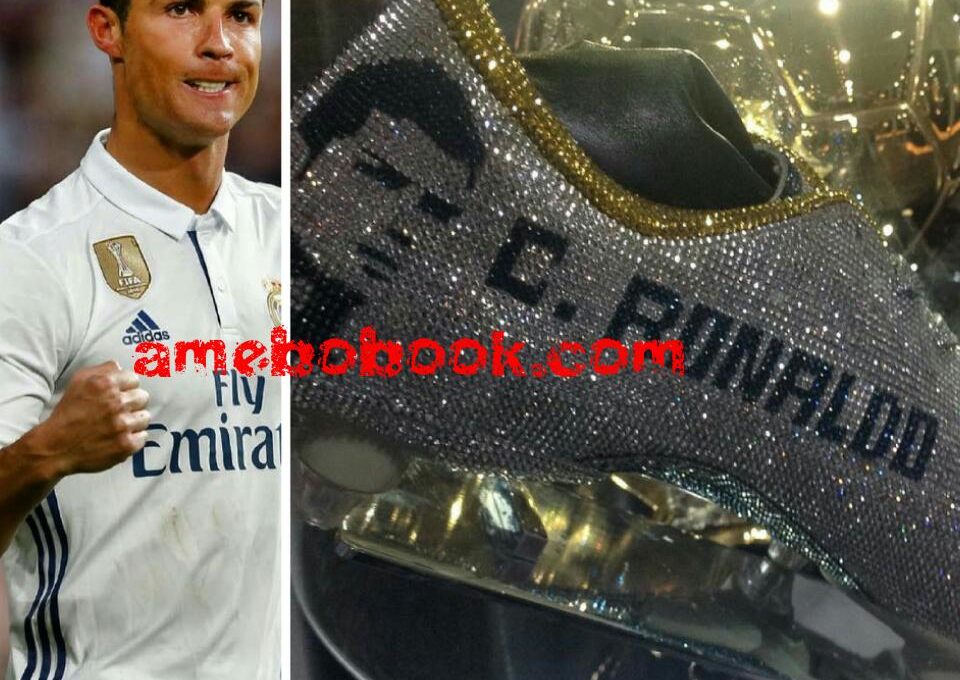 Cristiano Ronaldo Hired Nigerian Designer Tokunbo Daniel To Make Him Three Diamond-Encrusted Boots