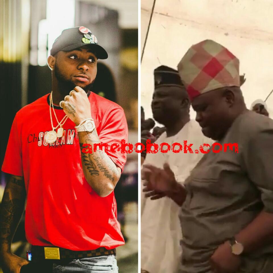 Davido Uncle Ademola Adeleke Dancing After Winning Senatorial Election Osun