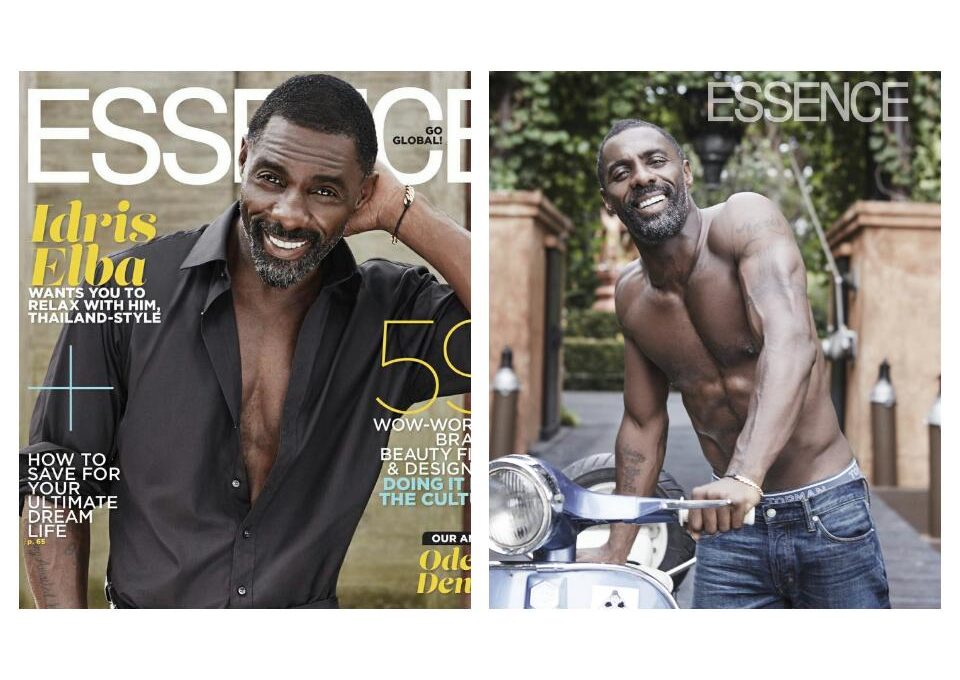 Idris Elba Covers Essence Magazine August Issue