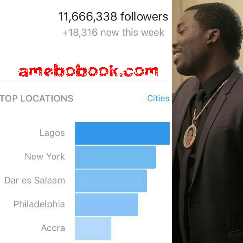 Meek Mill Will Visit Africa Soon After He Realized His Top Instagram Followers Are Africans