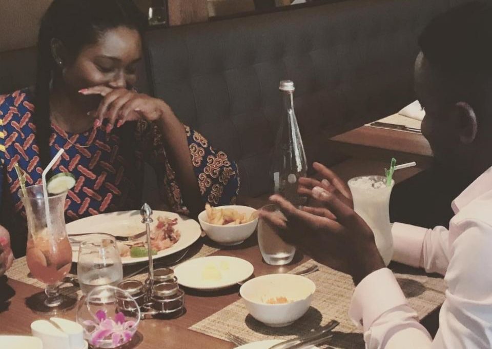 Sarkodie And Tracy Sarkcess Were Pictured On Romantic Date