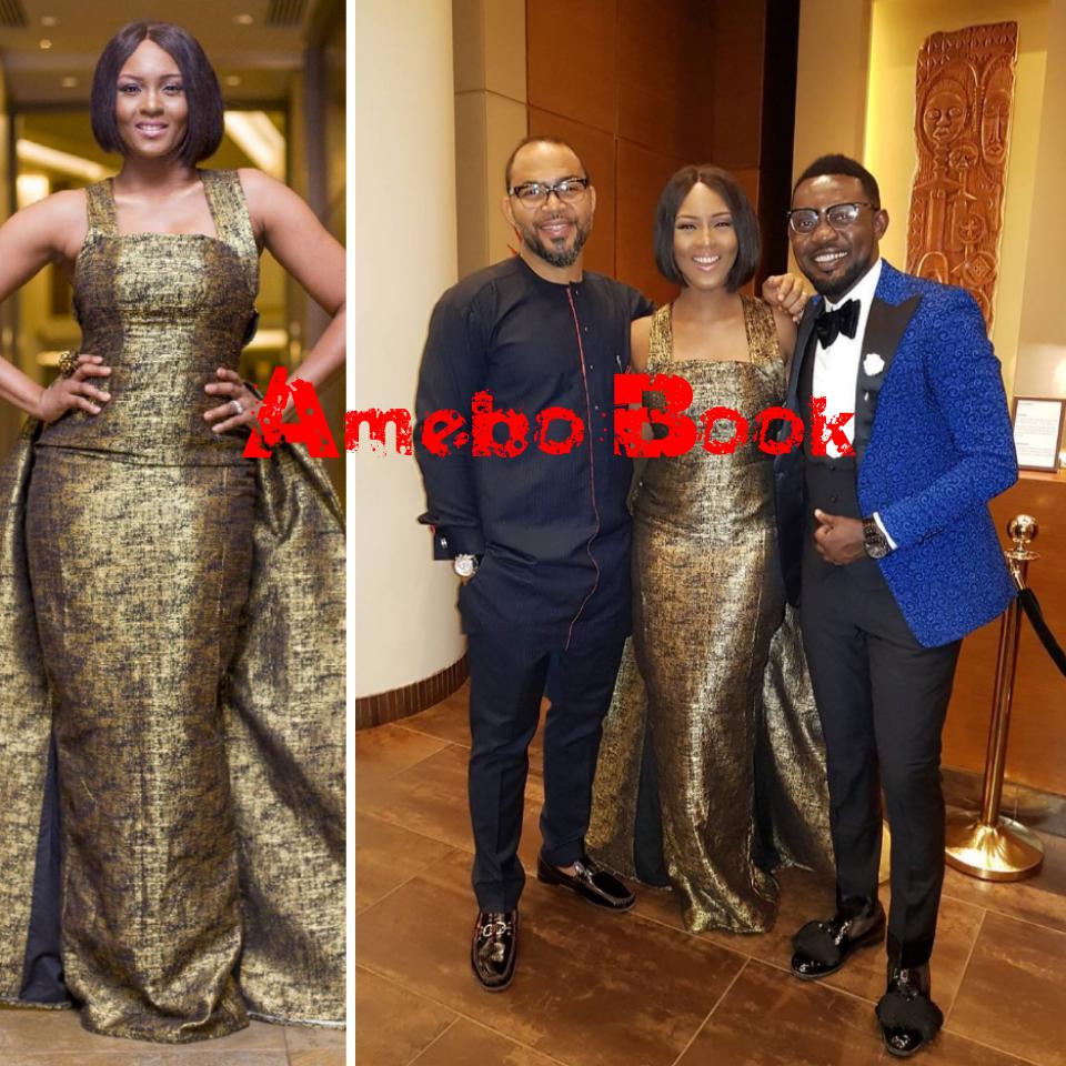 GMAA2017 Osas Ighodaro Pictured Alongside Ramsey Nouah And AY