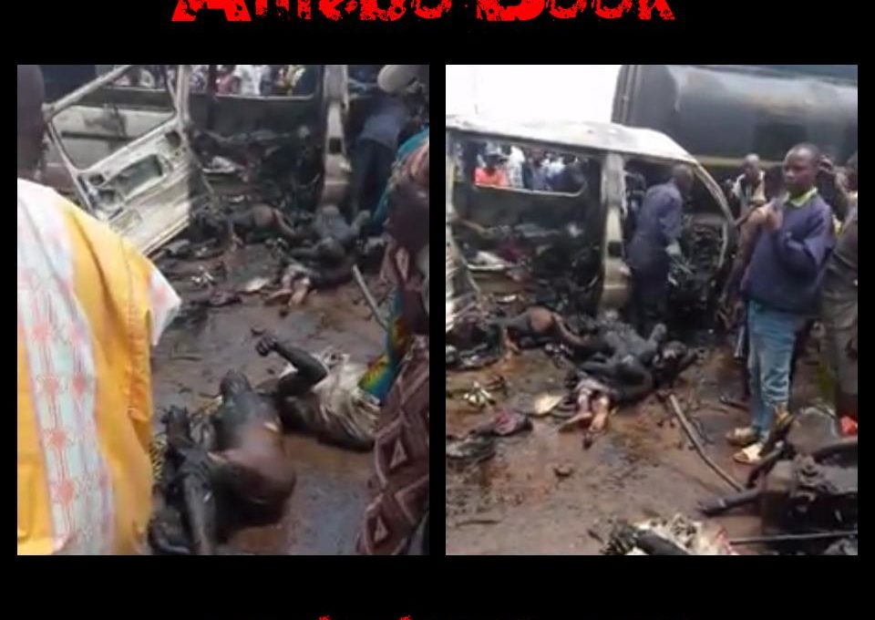 Bus Caught Fire In Ife And Burnt Passengers Beyond Recognition