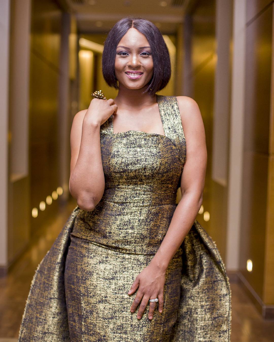 Osas Ighodaro 2017 Golden Movie Awards 