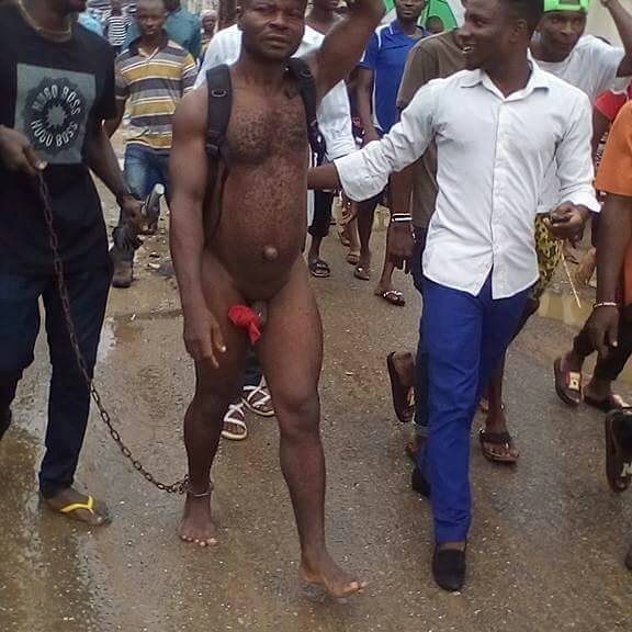 Ritualist Was Caught With A Coffin After Woman He Just Had Sexual Intercourse With Saw Him Tie Red Piece Of Cloth On His Penis (2)