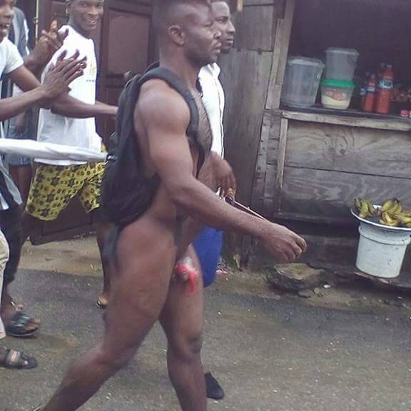 Ritualist Was Caught With A Coffin After Woman He Just Had Sexual Intercourse With Saw Him Tie Red Piece Of Cloth On His Penis (1)
