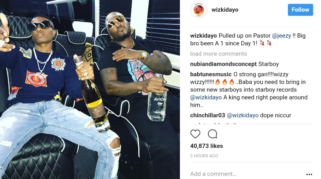 Wizkid And American Rapper Young Jeezy Pictured Chilling Together (1) 