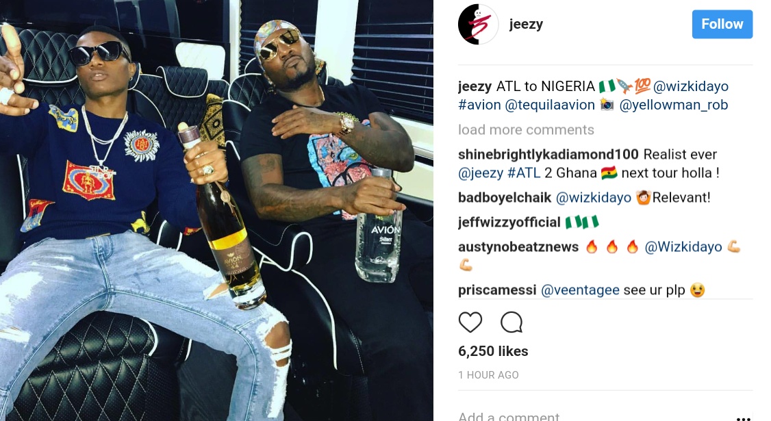 Wizkid And American Rapper Young Jeezy Pictured Chilling Together (3) 