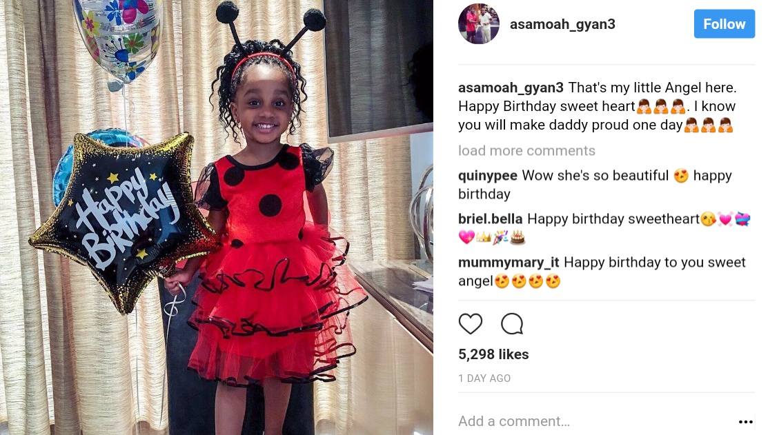 Asamoah Gyan Shows Off Daughter (1)