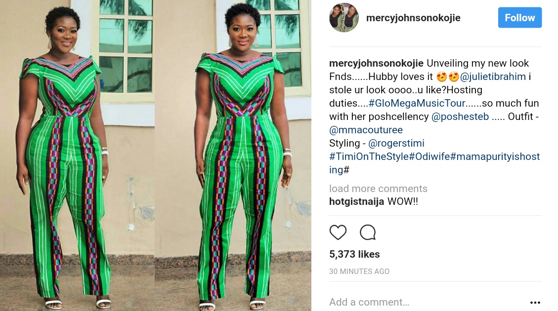 Mercy Johnson Unveils New Look (1)