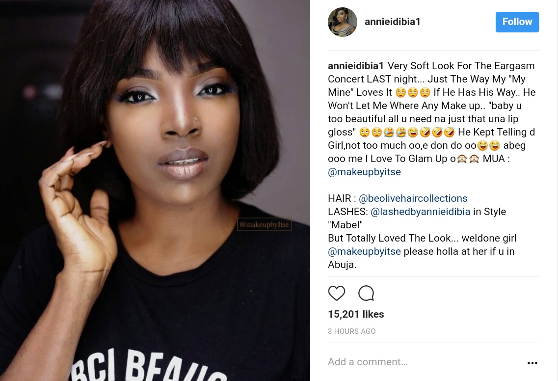 Annie Idibia Has Revealed The One Thing Tuface Wants Her To Improve In Her Looks (1)