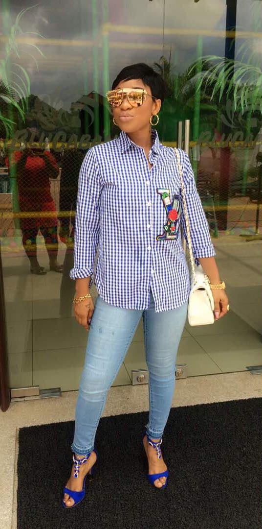 Tonto Dikeh Steps Out For A Casual Day (1)