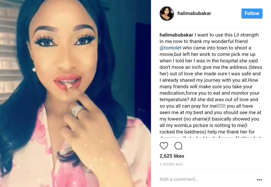 Halima Abubakar Thanks Wonderful Friend Tonto Dikeh For All The Love (1) 