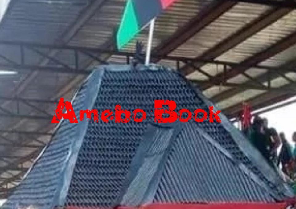 Nigerian Boy From The South-East Has Constructed A Biafran-Themed House