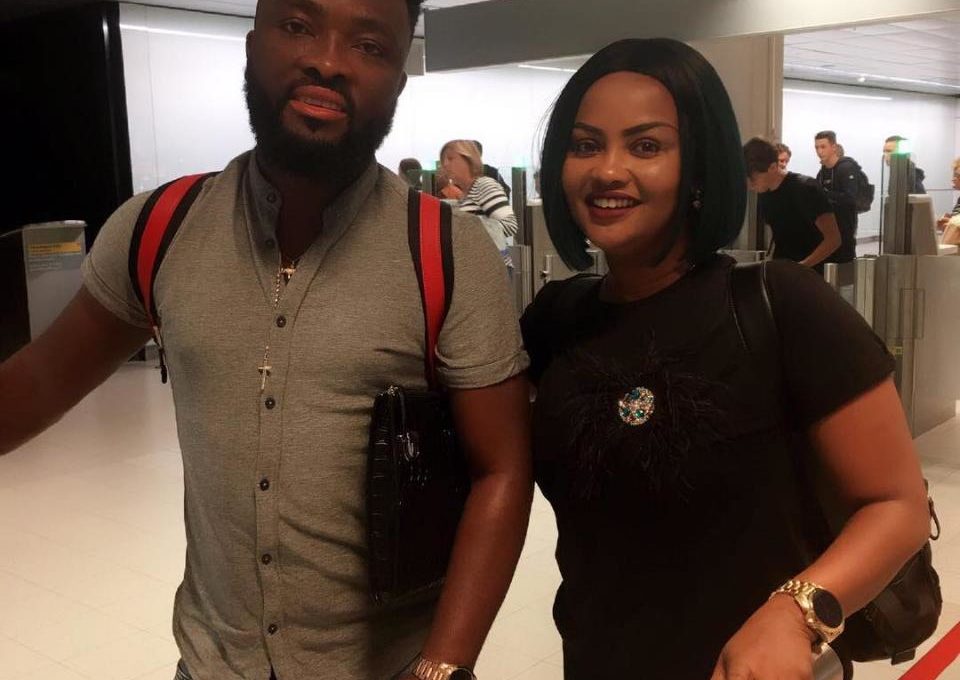 Nana Ama McBrown And Maxwell Mensah Arrive Accra Rocking Matching Wrist Watches