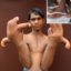 Indian Boy With Giant 12 Inches Long Hands