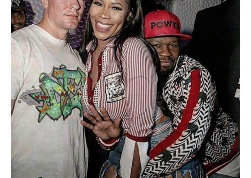 Look On 50 Cent As Dellishis Rocks His World