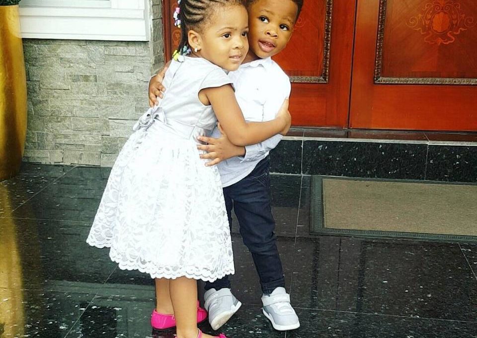 Flavour’s Daughter And Joseph Yobo’s Son Pictured In Loving Embrace