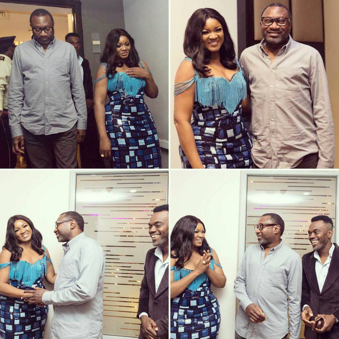 Omotola Jalade Ekeinde Slayed In Beaded Sequined Dress At Private Viewing Of Alter Ego The Movie (1)