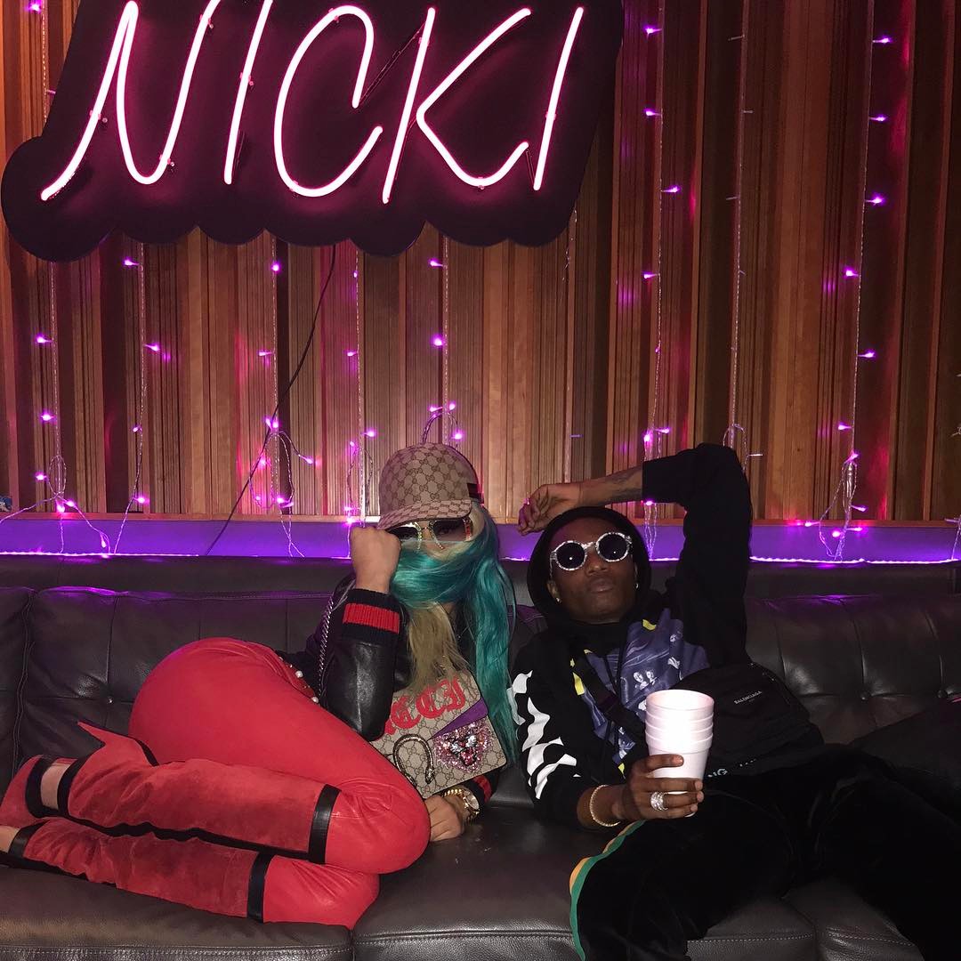 Wizkid Chills With Nicki Minaj (1)