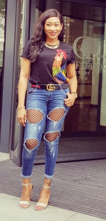 Oge Okoye And Her Ripped Jeans (2)