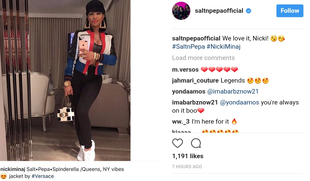 Nicki Minaj Channels Salt-N-Pepa In Epic Throwback, Rap Group Responds 