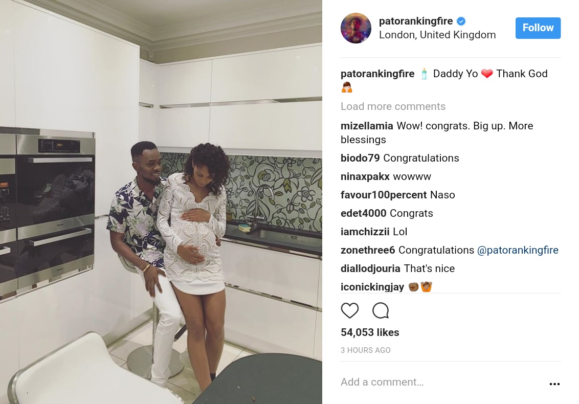 Patoranking Hints He Is Expecting First Child With Mystery Woman (1)