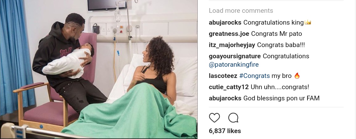 Patoranking Welcomes Baby (2)