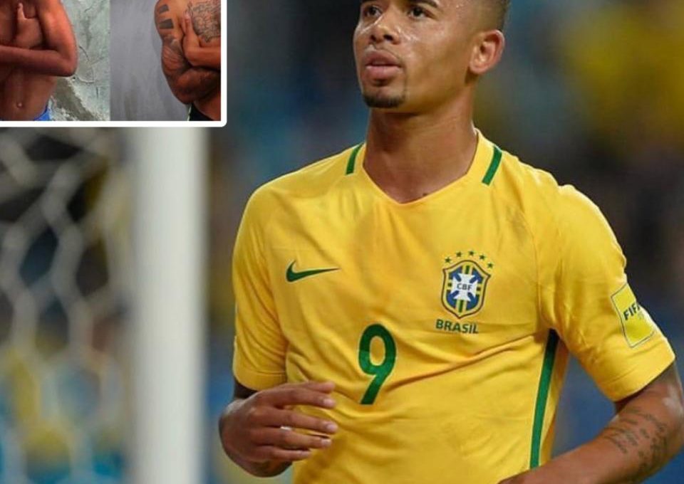 Gabriel Jesus Imitates Throwback Picture Of Himself As A Child